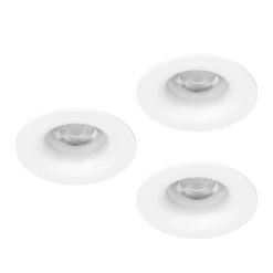 Innfelt lampe Salabate 88 mm Sett med 3