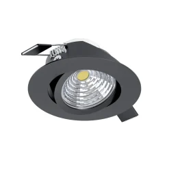 Spotlights & Downlights-Innfelt lampe Saliceto 88 mm 4000K Svart