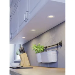 Spotlights & Downlights-Innfelt lampe Saliceto 88 mm 2700K Sett med 3 Hvit