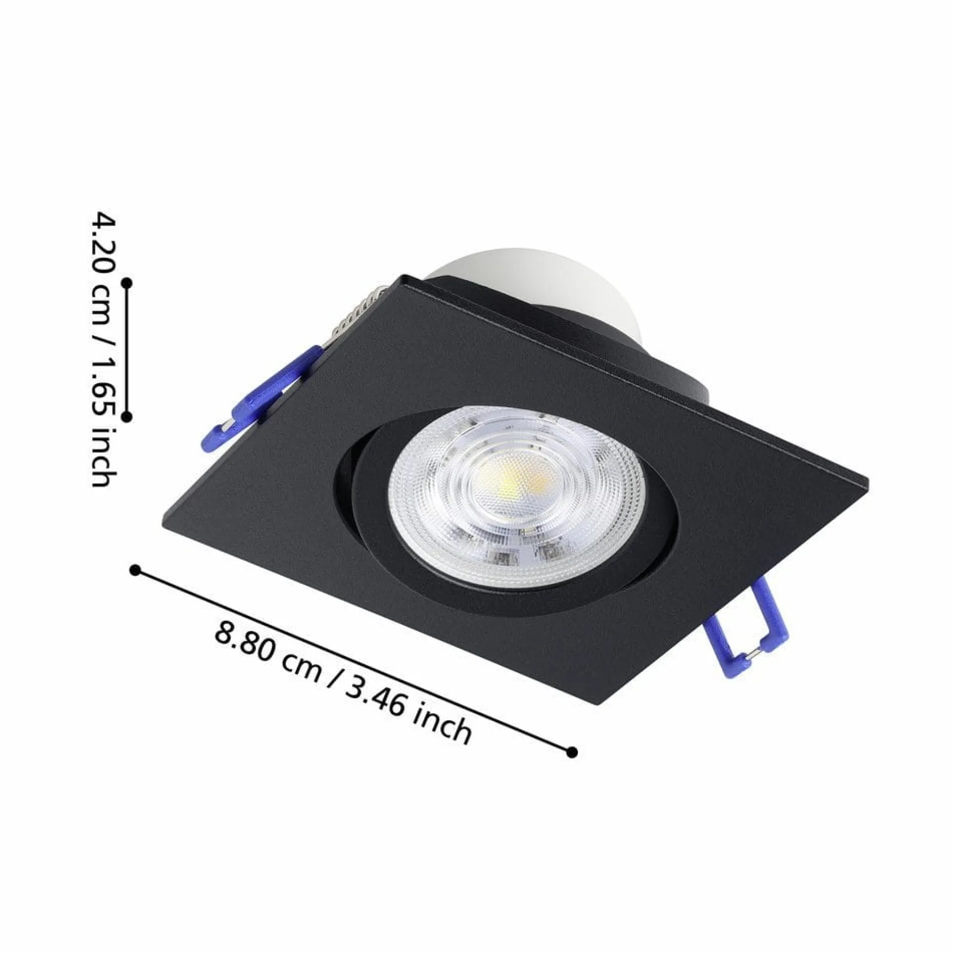 Innfelt lampe Saliceto Mobil 4000K