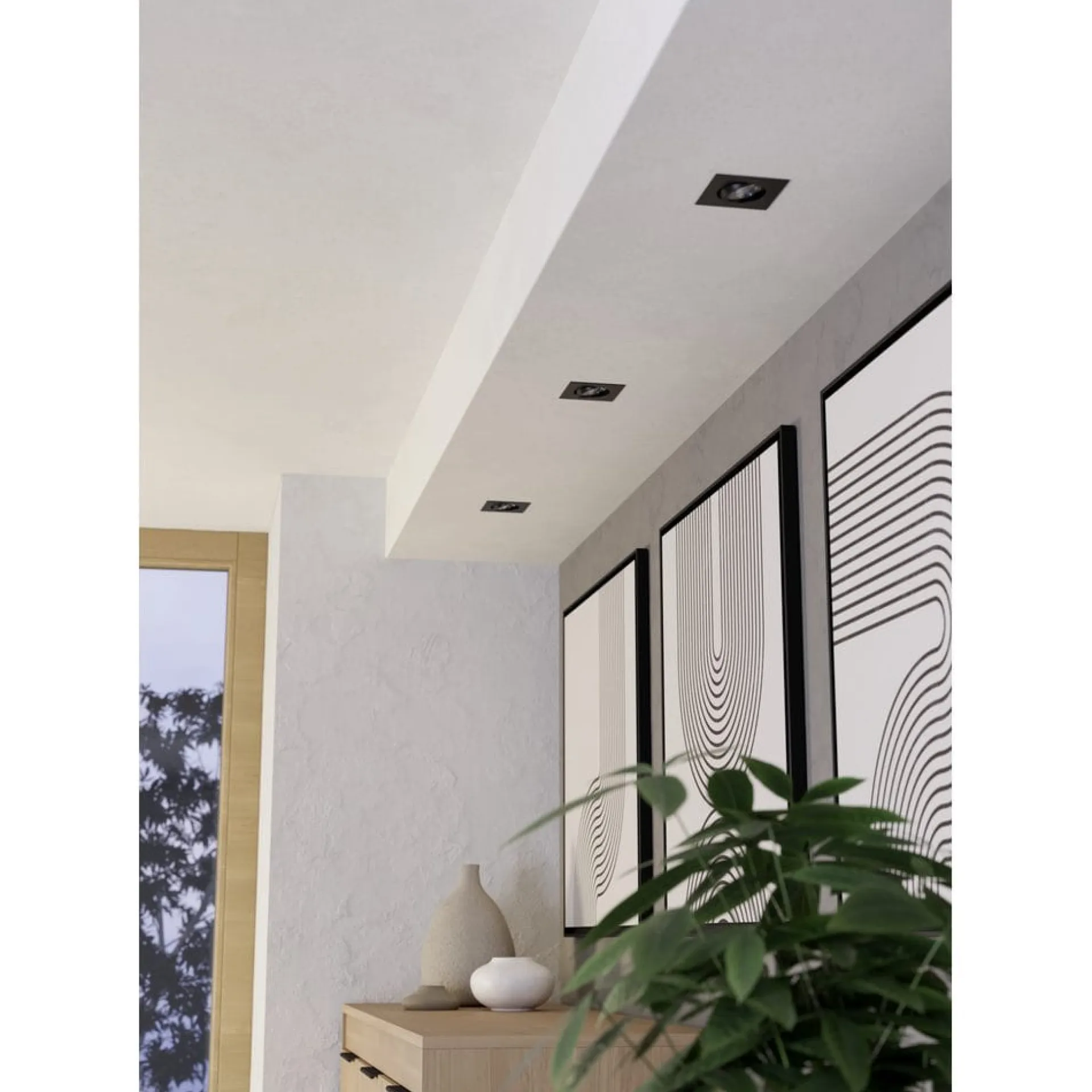 Innfelt lampe Saliceto Mobil 4000K