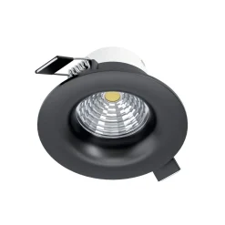 Spotlights & Downlights-Innfelt lampe Saliceto Stel 4000K Svart