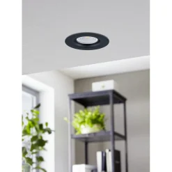 Spotlights & Downlights-Innfelt lampe Saliceto Stel 4000K Svart