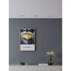 Innfelt lampe Saliceto 3 stk Ø88 mm 2700K