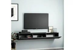 Tv-Benk & Mediabenk-Interlaken TV-benk 180 cm Svart