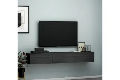 Tv-Benk & Mediabenk-Interlaken TV-benk 180 cm Svart