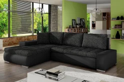 Sovesofaer-Irja Divansovesofa 4-seter Vendbar Haze 11 + Phoenix 5