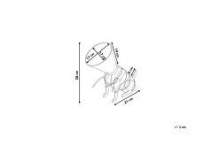 Isna Bordlampe 24 cm