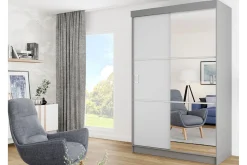 Concept 55 Isolaz Garderobe med Speil LED-belysning RGB