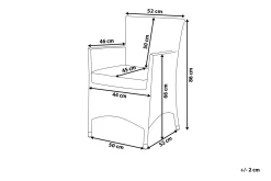 Italia Hagestol 2-pk