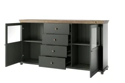 Sideboard & Skjenker-Ivreri skjenk 42x181 cm Natur,Khaki