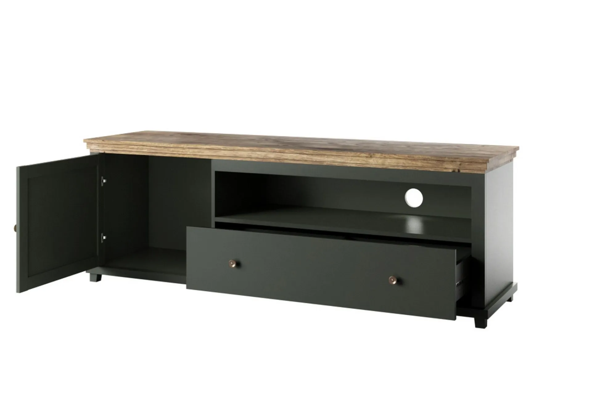 Tv-Benk & Mediabenk-Ivreri Tv-benk 181 cm Natur,Khaki