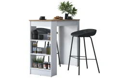 Barmøbler-Iwao Bardisk 50x120 cm Brun/Hvit