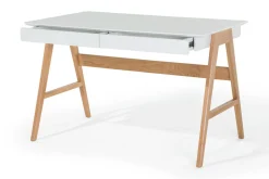 Jahnyia Skrivebord 120 cm med Oppbevaring 2 Skuffer