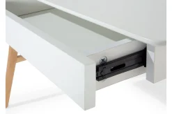 Jahnyia Skrivebord 120 cm med Oppbevaring 2 Skuffer
