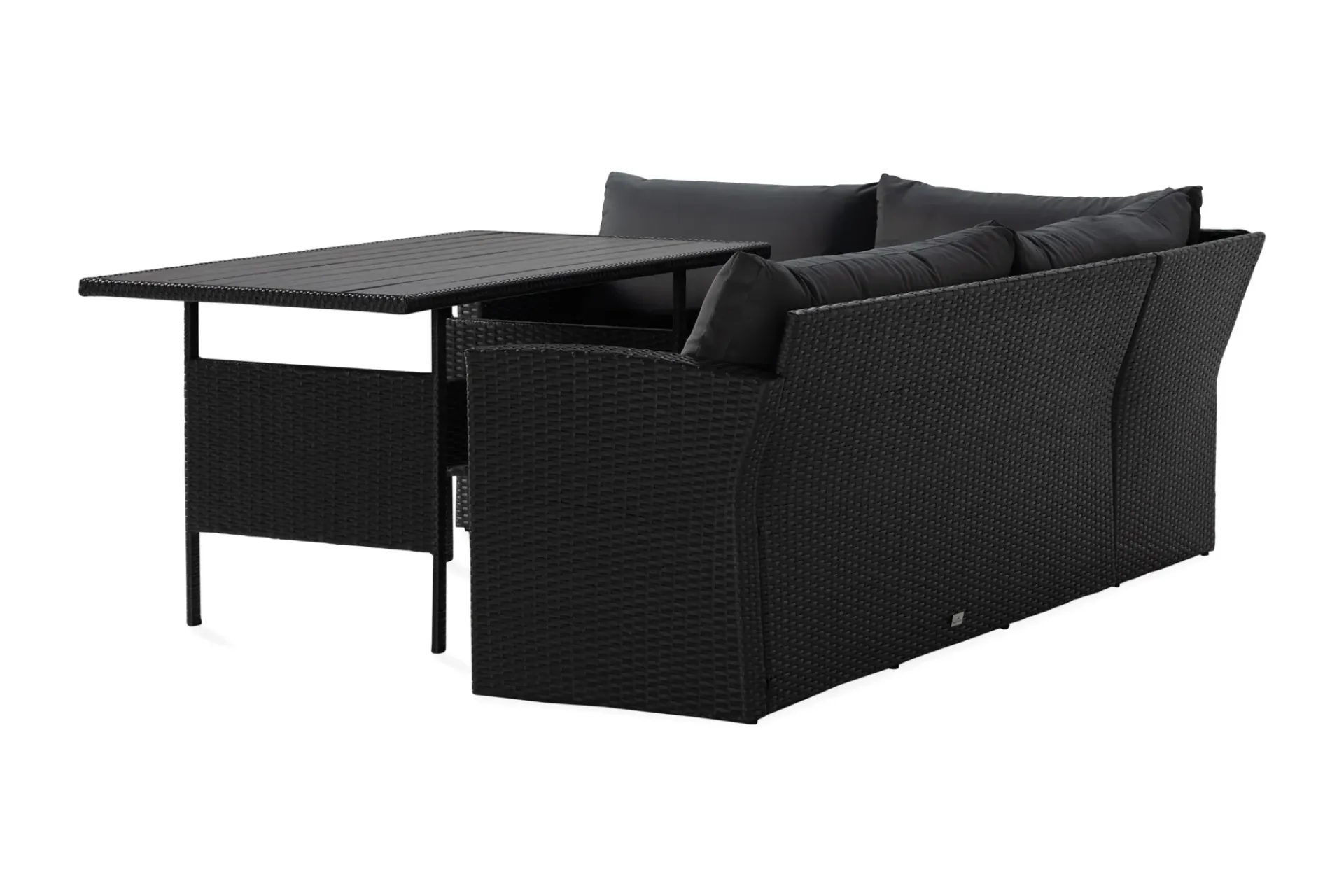 Comfort Garden Puteoppbevaring & Møbelbeskyttelse|Hagemøbler Barn-James Light Sofagruppe 5-seter Svart