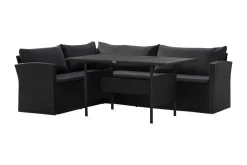 Comfort Garden Puteoppbevaring & Møbelbeskyttelse|Hagemøbler Barn-James Light Sofagruppe 5-seter Svart