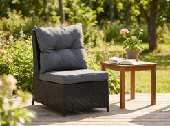 Comfort Garden Moduler|Moduler-James Midtdel Til Sofa Svart