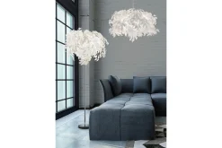 Trio Lighting Stuelampe|Soveromslampe-Janecia Gulvlampe Hvit