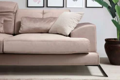 Sofa Med Sjeselong-Jaraad Divansofa Høyre Lys Beige