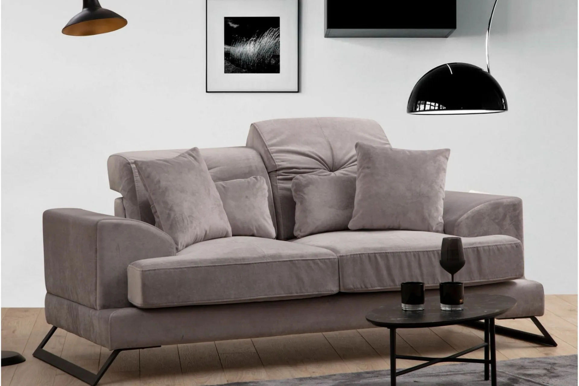 2 Seter Sofa-Jaraad Sofa 2-seters Grey
