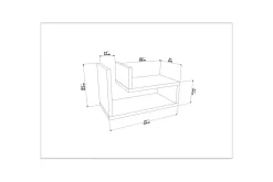 Jarlech Nattbord 45 cm