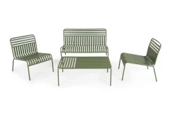 Comfort Garden Pumper Og Irrigasjon|Loungestol Ute-Jarva liten 4-seters sofagruppe utendørs i metall Oliv