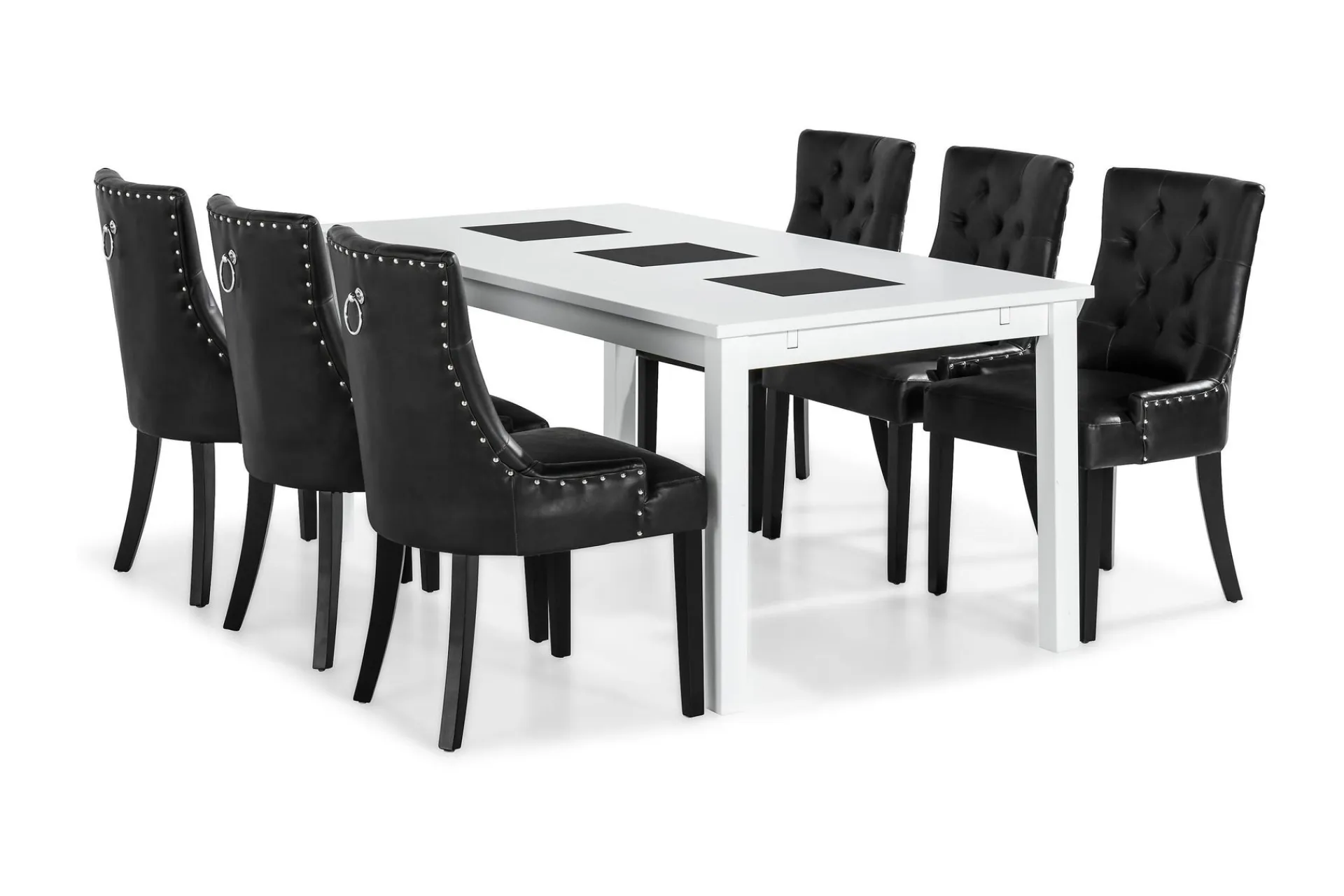 Basic Home Jasmin Spisegruppe med 6 Tuva Lenestol