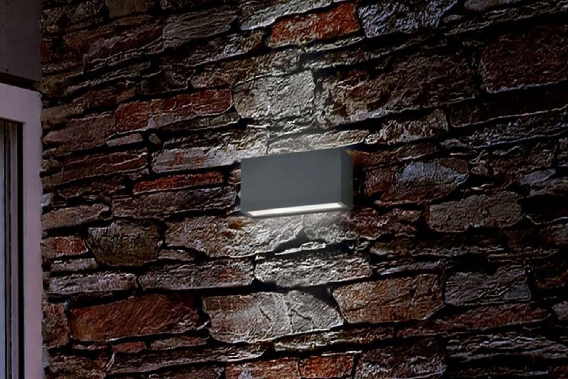 Trio Lighting Entré|Fasadebelysning-Jazyriah Vegglampe LED