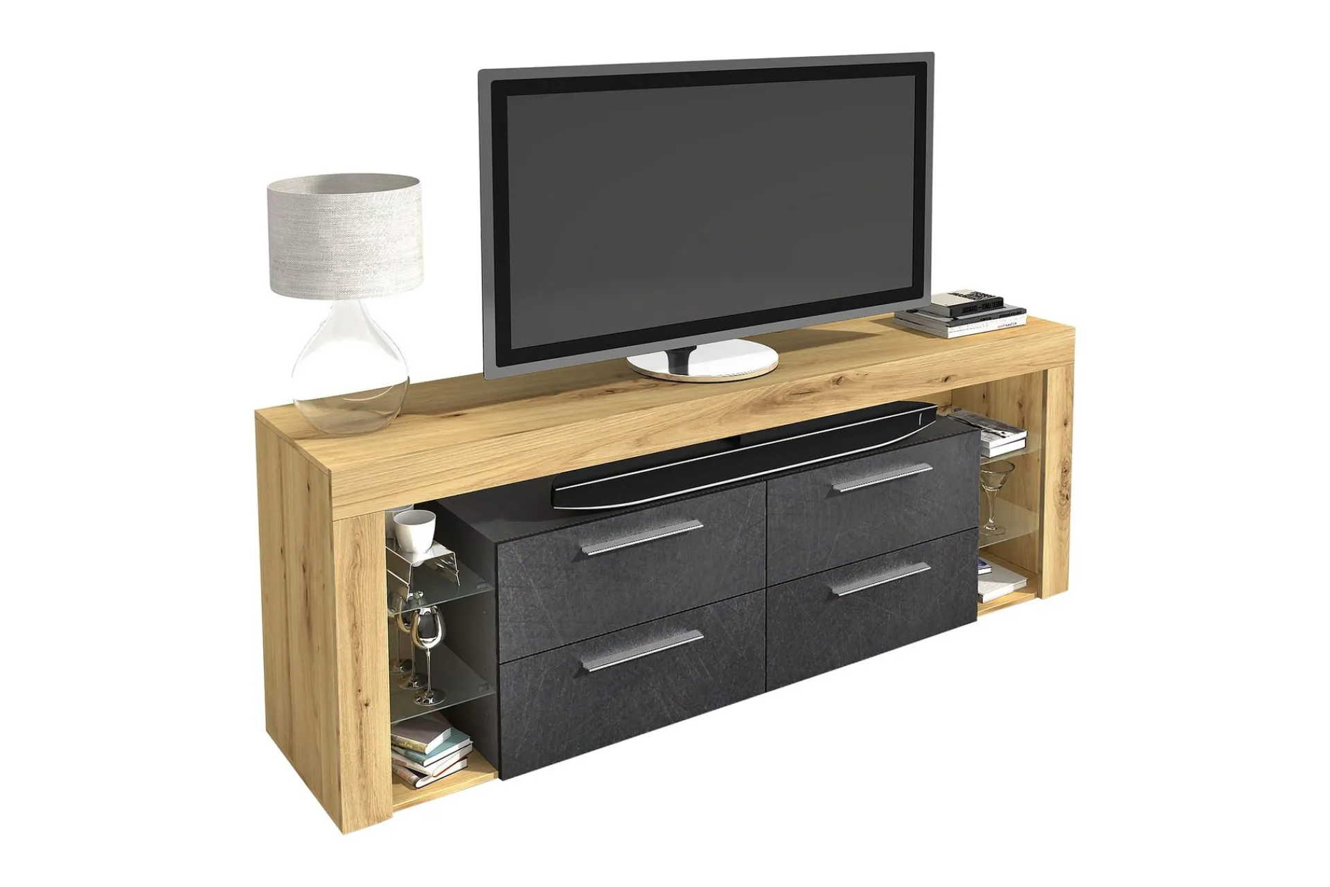 Tv-Benk & Mediabenk-Jernae TV-Benk 180 cm Brun