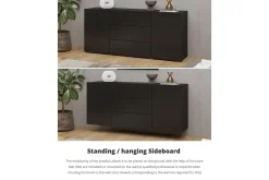 Oppbevaringskiste-Jestine Oppbevaringskiste 140 cm Svart
