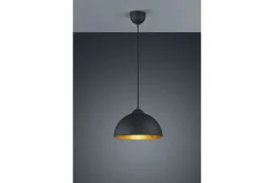 Trio Lighting Kjøkkenlampe|Taklampe-Jimmy Pendellampe 31 cm 1xE27 svart / gull Svart,Gull