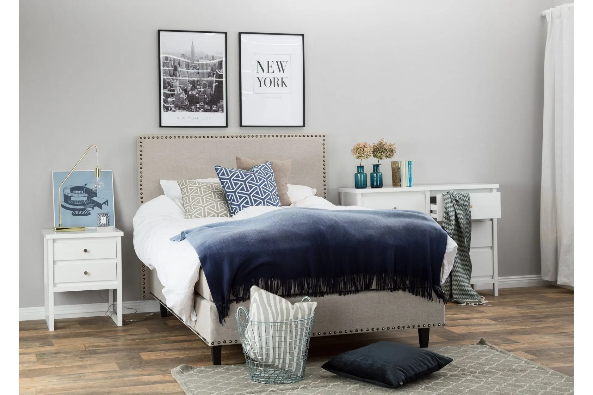 Beds by Brøge Sengetilbehør & Sengegavl-Jolie Sengegavl 185x120 cm Lav Beige