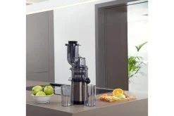 Black+Decker Produkter For Å Varme & Koke|Kjøkkenutstyr-Juicepresse Slow Juicer BXJE200E Børstet Rustfritt Stål Grey