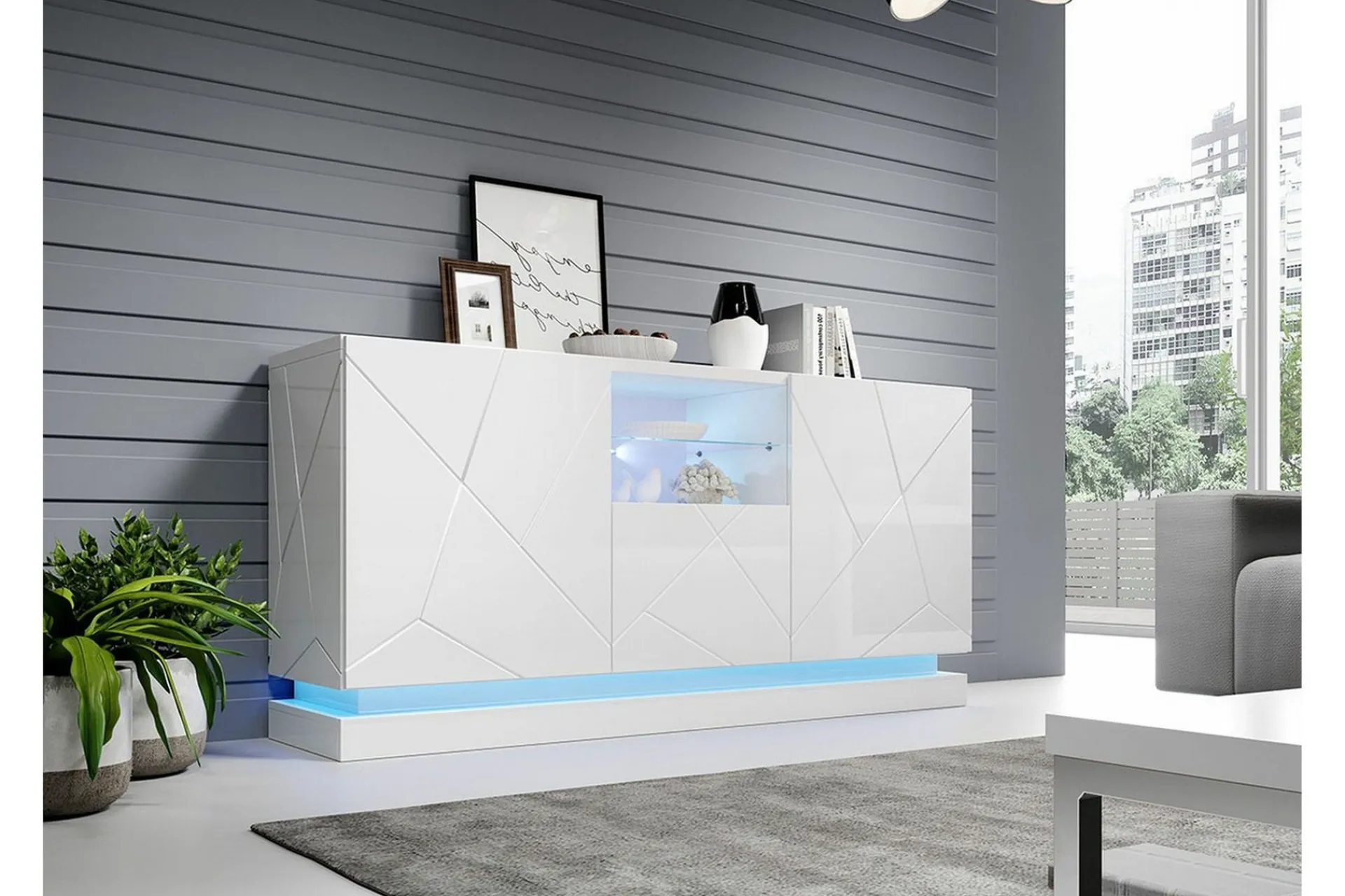Scandinavian Choice Oppbevaringsskap|Skap-Juniskär Highboard Hvit
