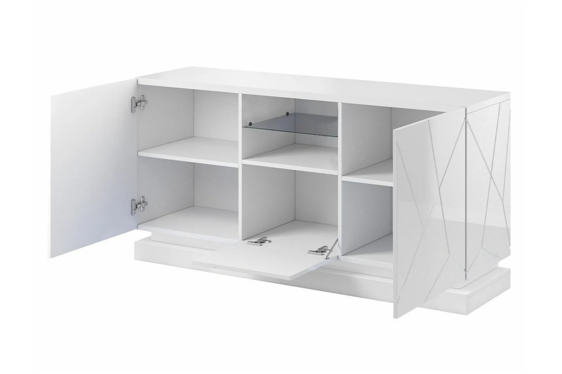 Scandinavian Choice Oppbevaringsskap|Skap-Juniskär Highboard Hvit