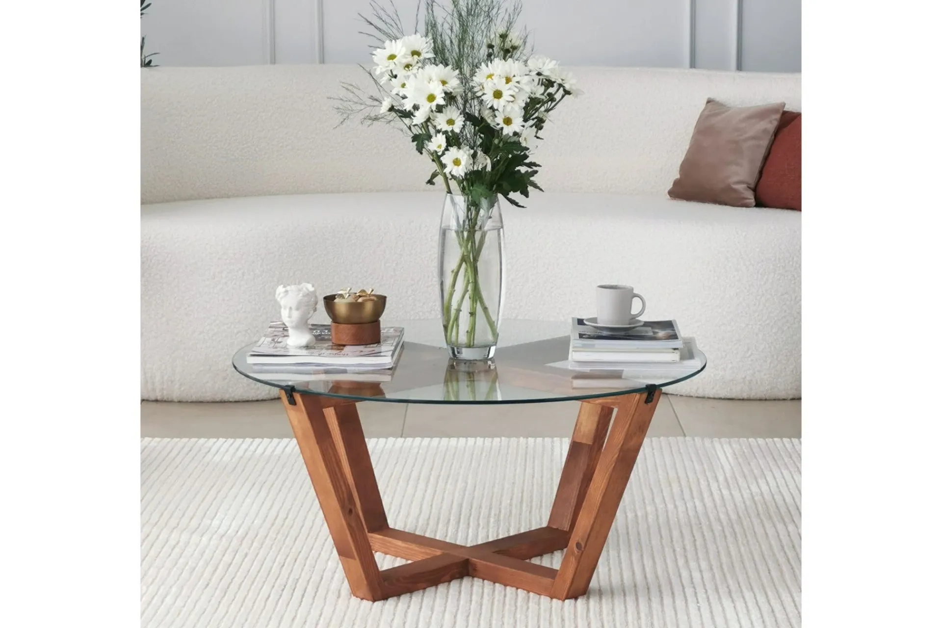 Kafrein Sofabord 75x35x75 cm