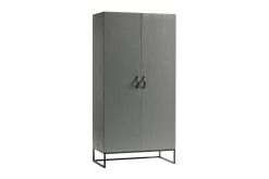 WOOOD Kommode Barnerom|Skap Barnerom-Kahe Garderobe 100x195 cm Svart,Grey