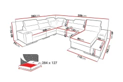 Concept 55 Kahundji Hjørnesovesofa