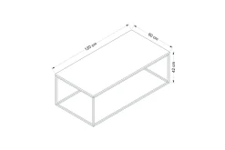 Kambuku Sofabord 120 cm