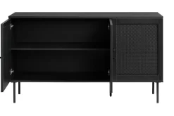 Sideboard & Skjenker-Kamello Sideboard 140 cm Svart