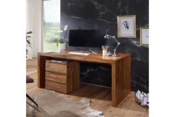 Wohnling Kontorbord-Kanaria Skrivebord 140 cm Tre/Natur