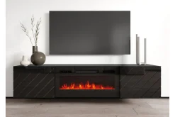 Tv-Skap|Tv-Benk & Mediabenk-Kanki TV-benk 183 cm Svart