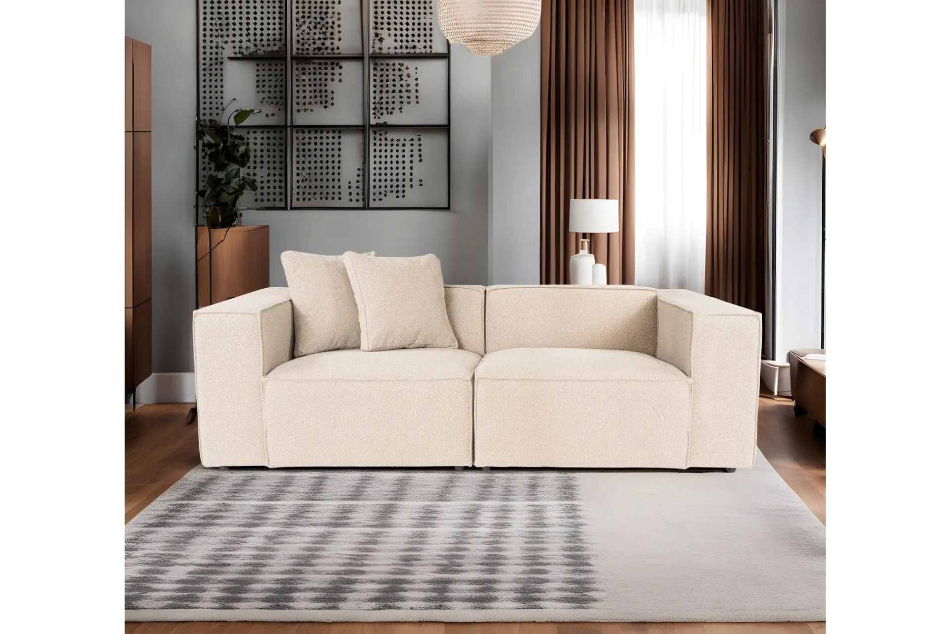 2 Seter Sofa-Kaolins Sofa 2-seter Beige