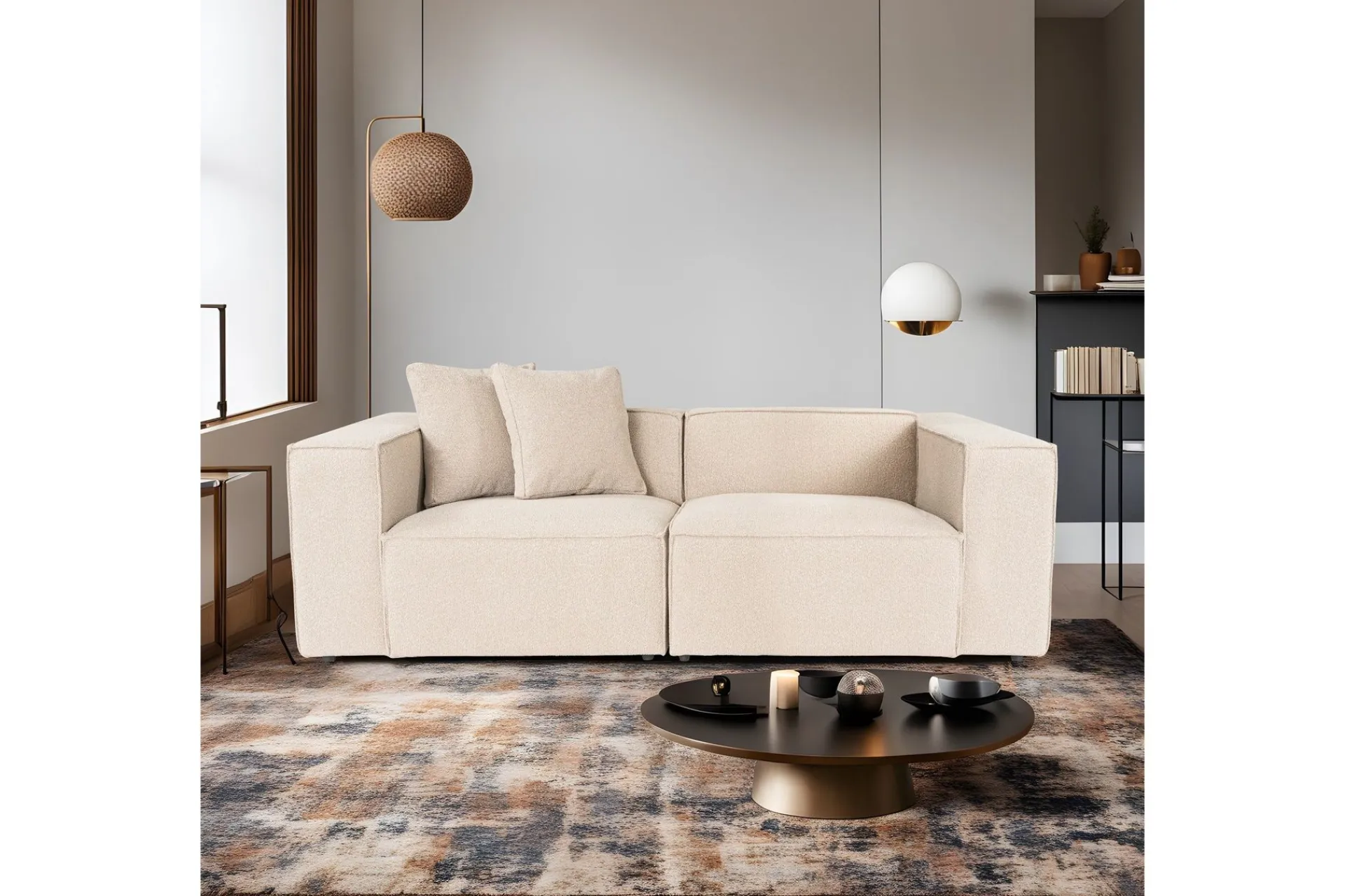 2 Seter Sofa-Kaolins Sofa 2-seter Beige