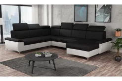 Sovesofaer-Karkula Hjørnesofa Høyre Haze 17 + Malmen 5