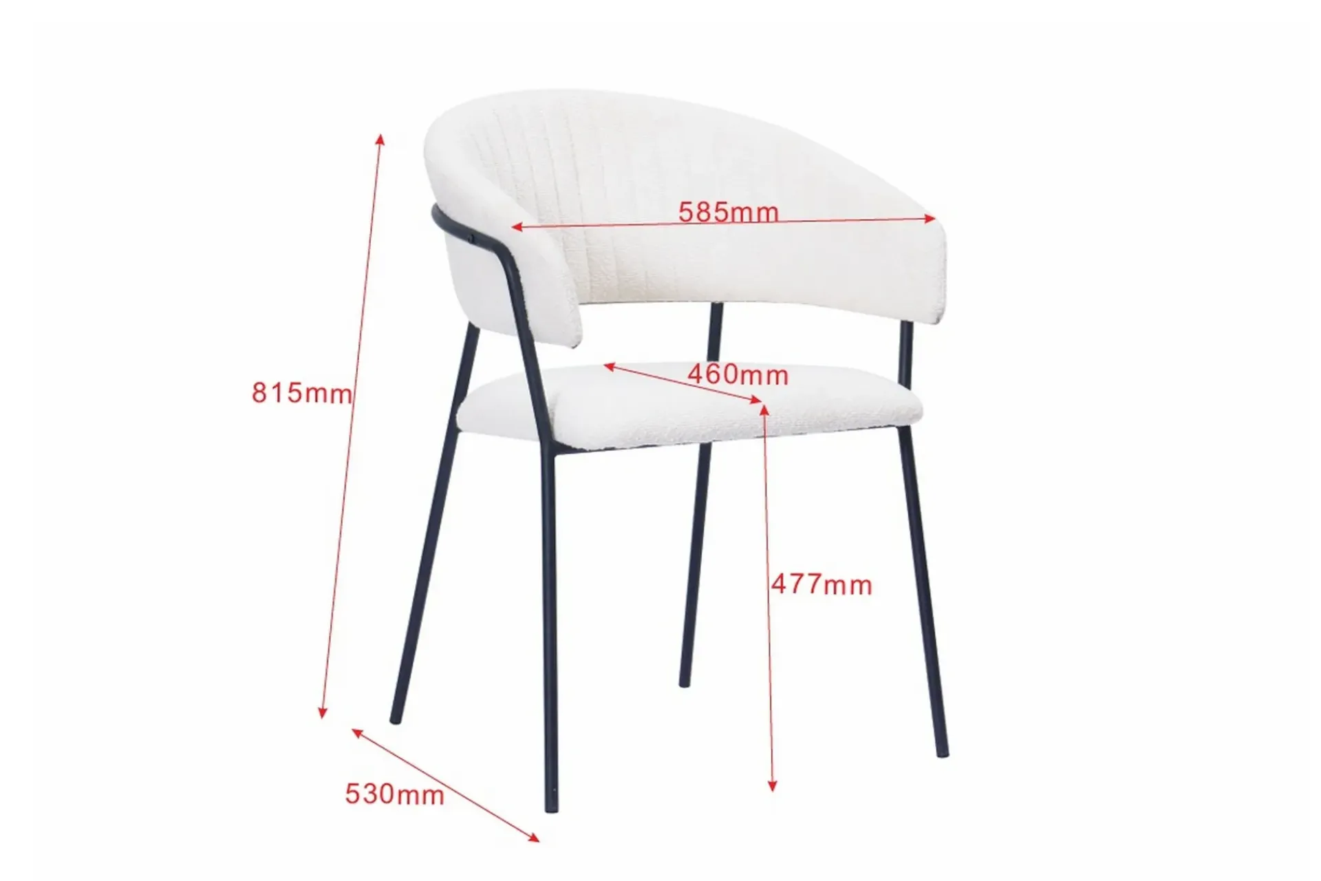 Basic Home Karol Spisestol med armlener