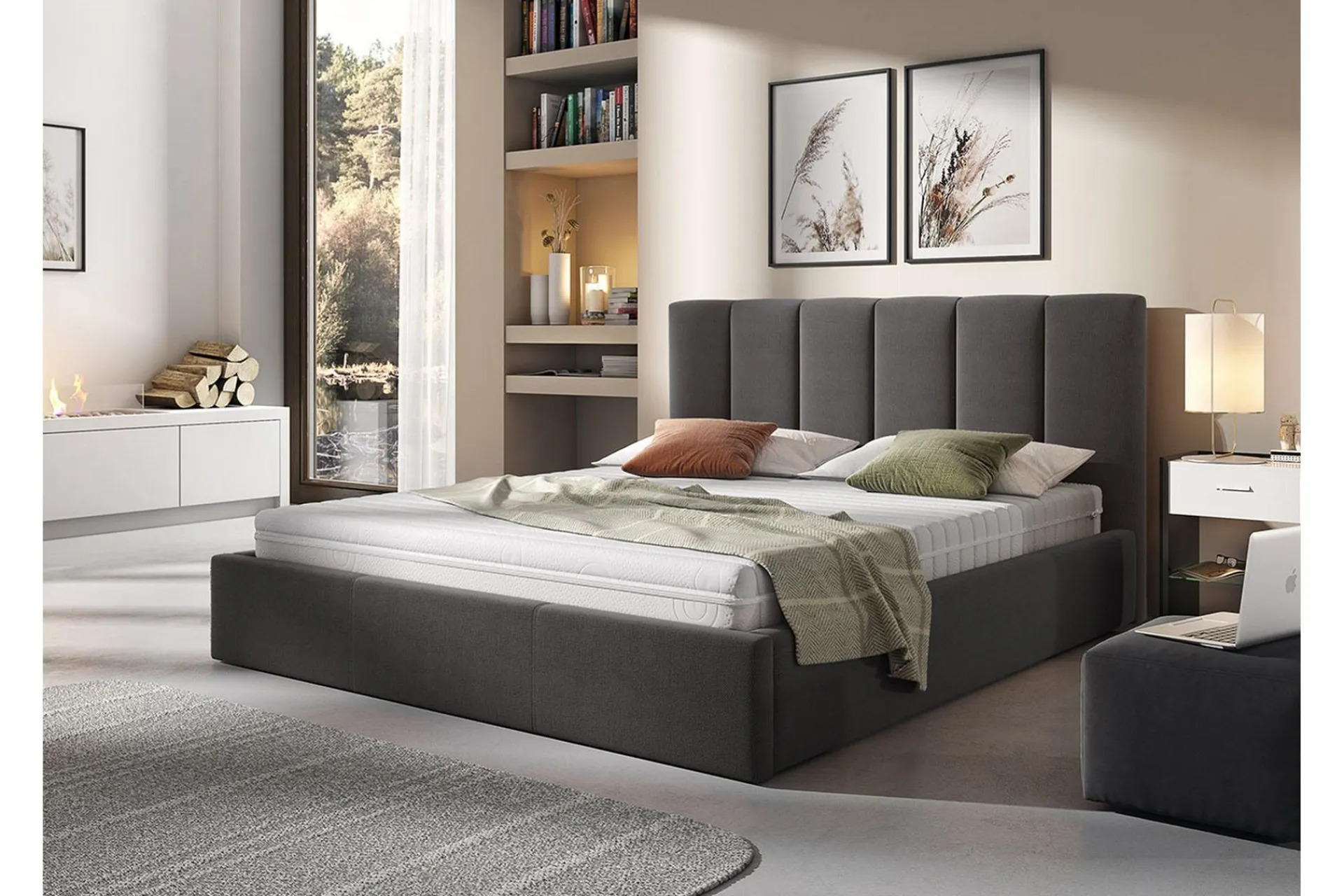 Sengeramme & Sengestamme|Seng Med Oppbevaring-Karrouba Oppbevaringsseng 180x200 cm Idalia 7