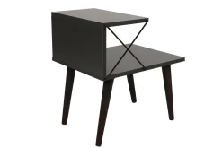 Avlastningsbord-Kaysie Nattbord 50 cm Antracit