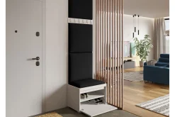 Oppbevaringsskap|Skap-Kenmare Highboard Black/White Svart/Hvit